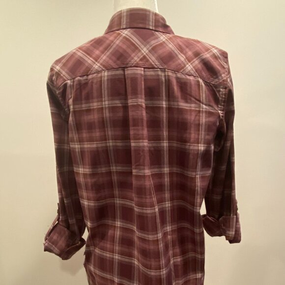 NWT Carhartt Women's Button Down Plaid  Work Shirt Size M (8/10) - Picture 2 of 9